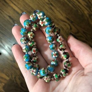 Flower bead bracelets 🌸🌻🔵🍇